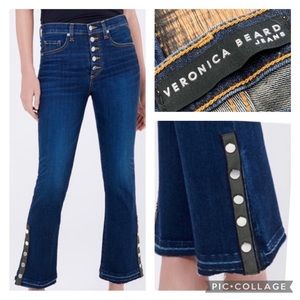 Veronica Beard Carolyn 10” Baby Boot Green Snap Hem 26